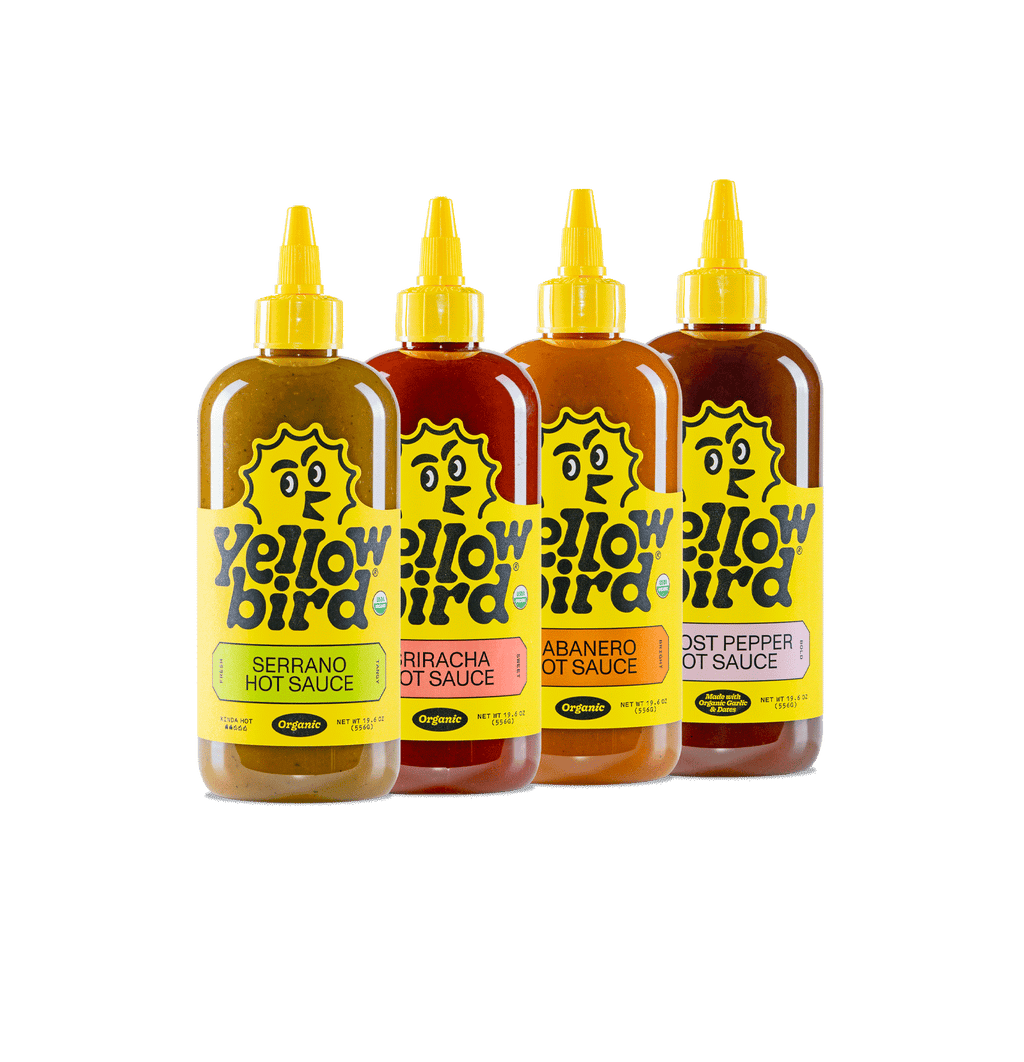 Assorted Made-with-Organic Hot Sauce Set F7