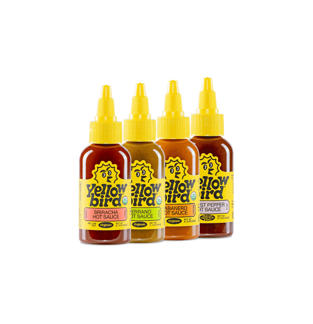 Assorted Made-with-Organic Hot Sauce Set F7