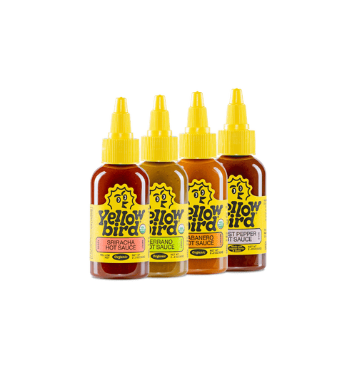 Assorted Made-with-Organic Hot Sauce Set F7